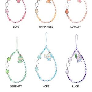 The Monsters Labubu Big Into Energy Phone Charm - Hope (Blue), Official POPMART